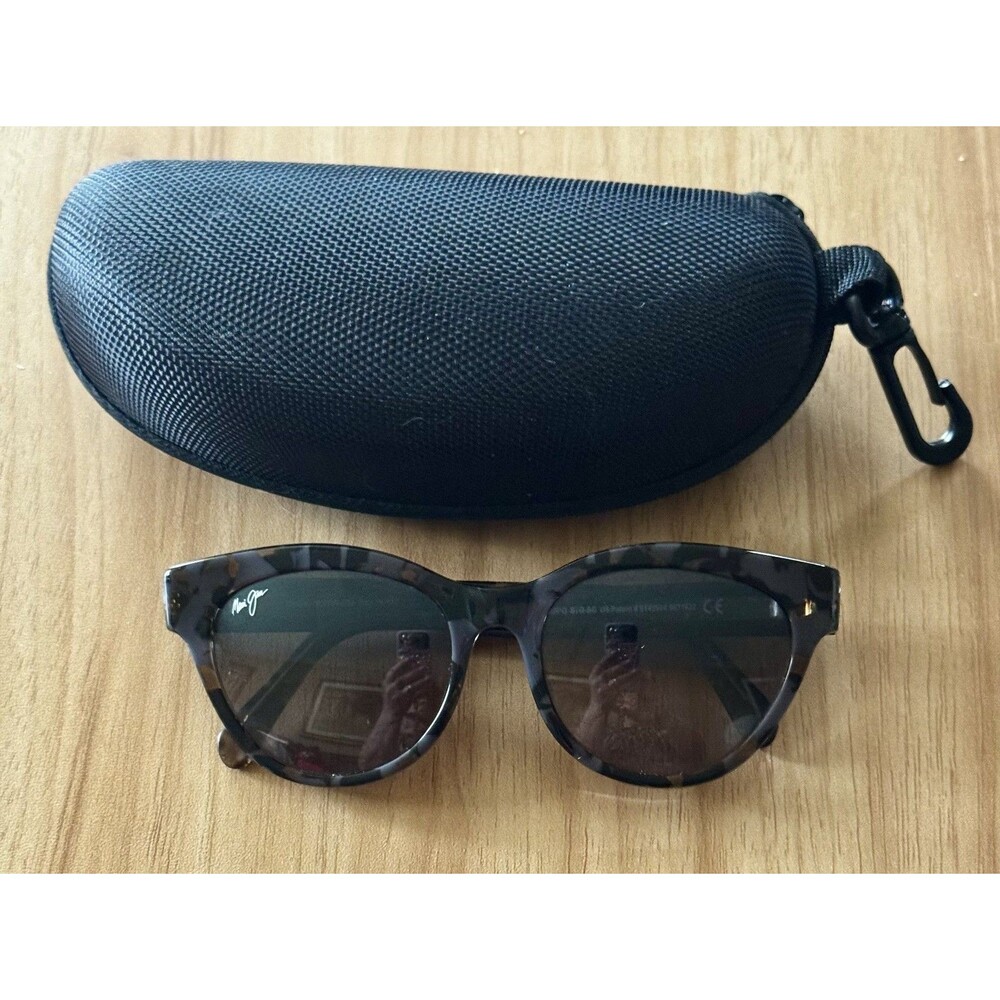 Maui Jim Tortoise Brown Sunglasses with Dark Green Lenses
